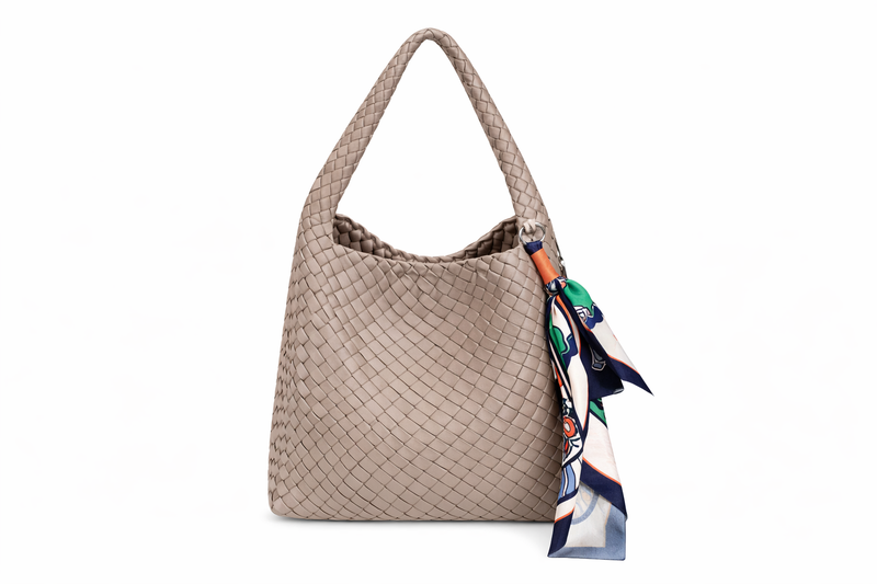 Nova Leathers Weave Grab Bag | Tan CM8274
