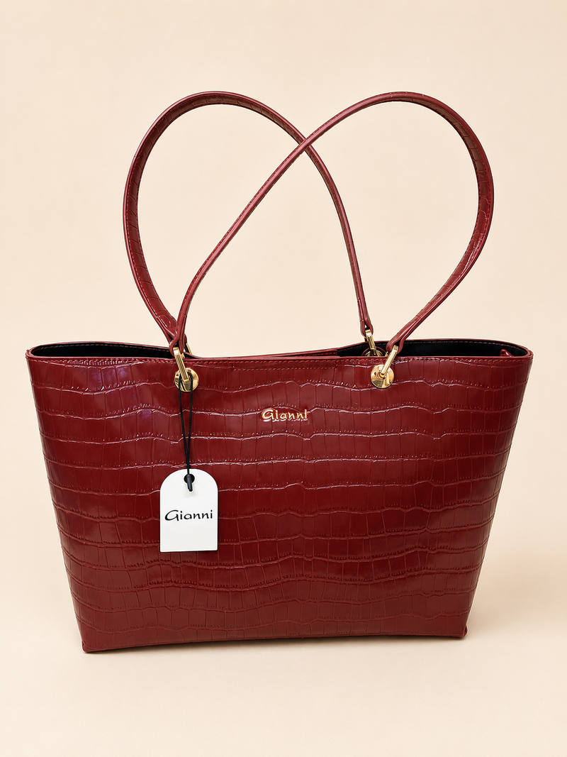 Gionni Oud Shopper Bag | Red 11G2952