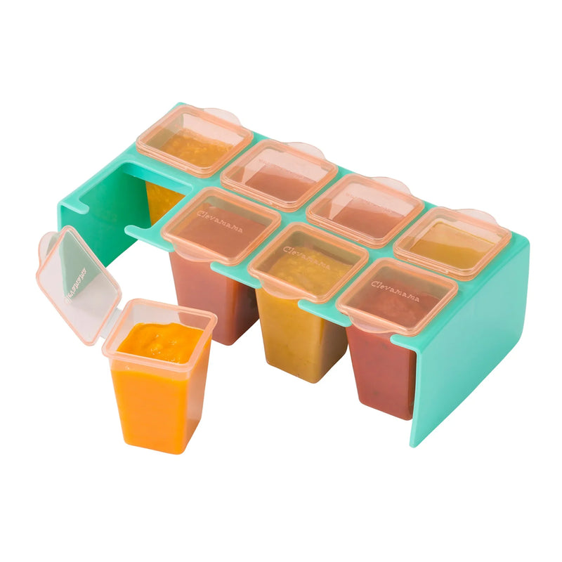 ClevaMama Clevaportions Freezer Storage Pots | 56.3003