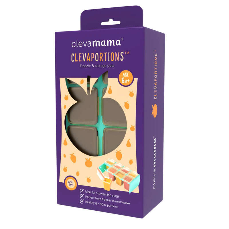 ClevaMama Clevaportions Freezer Storage Pots | 56.3003