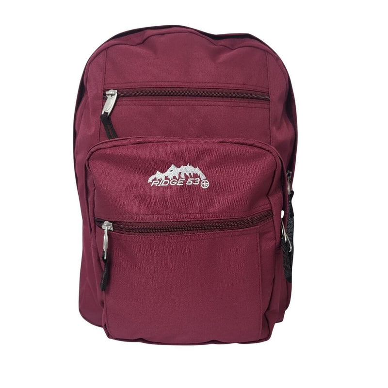 Ridge 53 College Backpack | Maroon