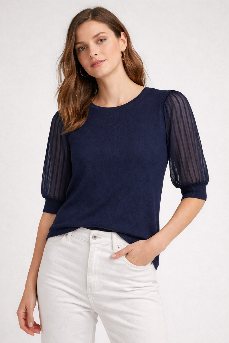 SUNDAY Pullover | Marina Blue 6025 6440