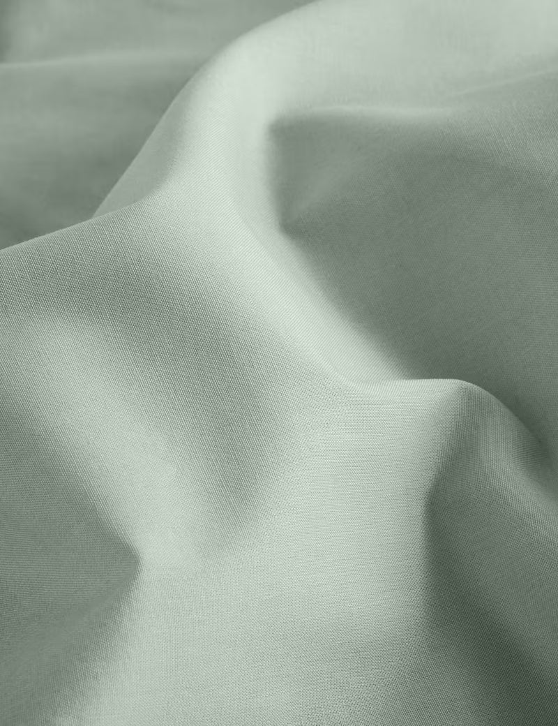 Catharine Lansfield Percale Deep Fitted Sheet | Duck Egg