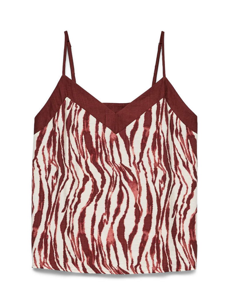 Vero Moda Denise Singlet Top | Brown