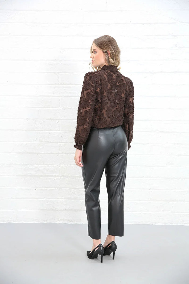 Rant & Rave Daisy Blouse | Brown RR44-Q19