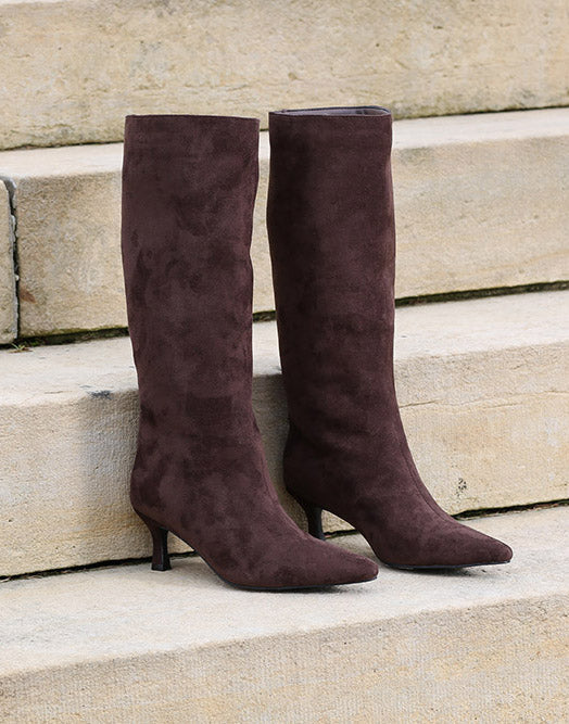 Rant & Rave  Daisy Long Boots  | Chocolate RRSH-075