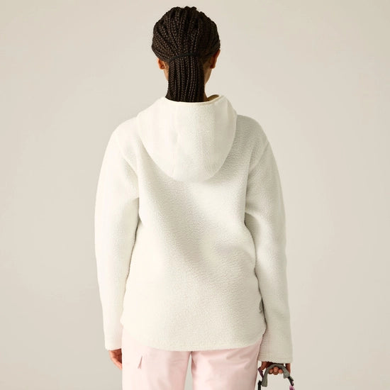 Dare2b Women's Firn Hooded Borg Fleece |  White DWA777