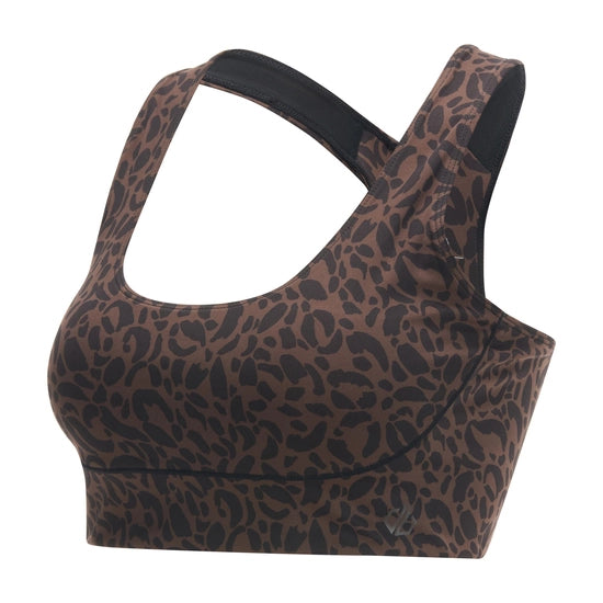 Regatta Dare 2b Women's Influential Sports Bra | Hot Fudge Animal Print DWU423