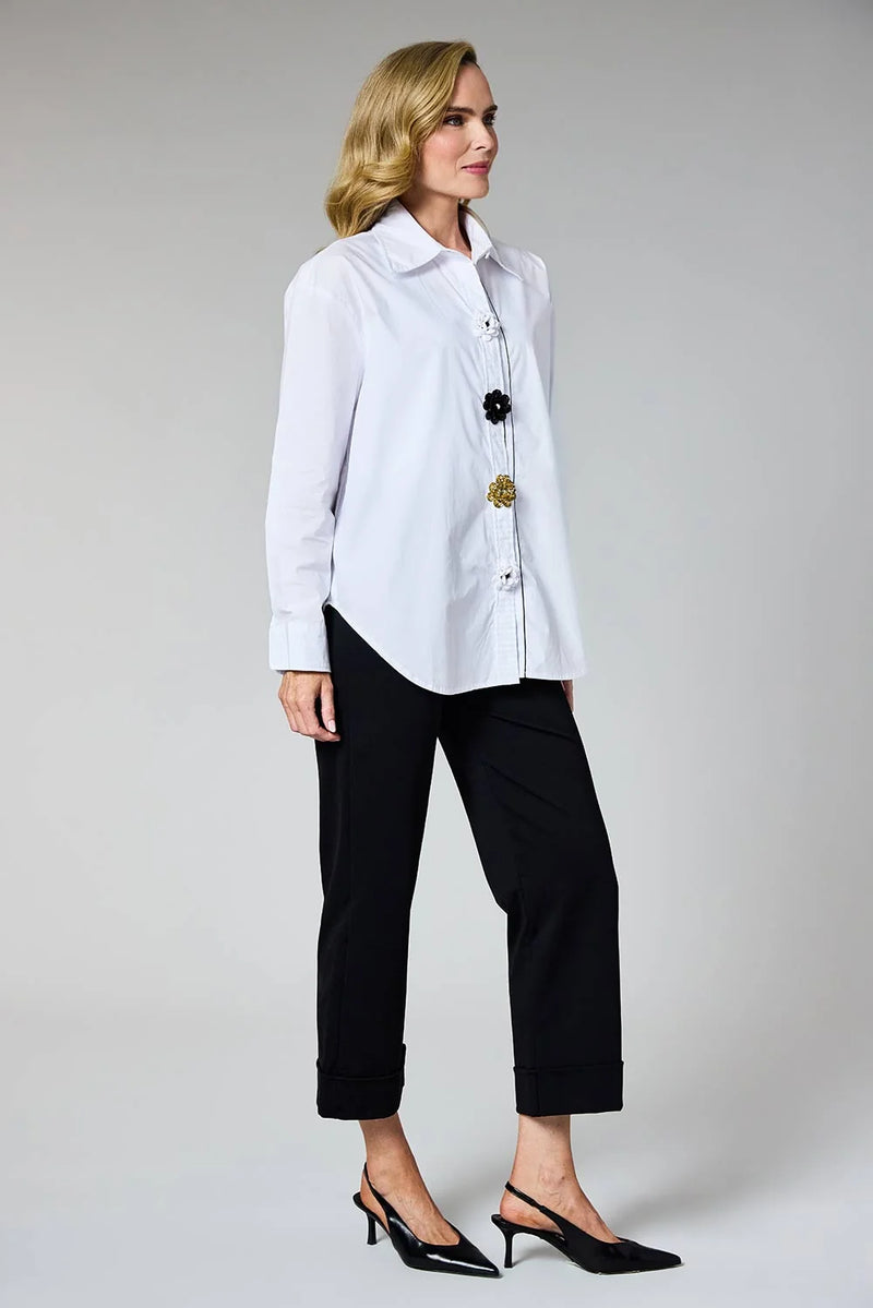 D.E.C.K BY DECOLLAGE Deck Cuff Trousers | Black 2256