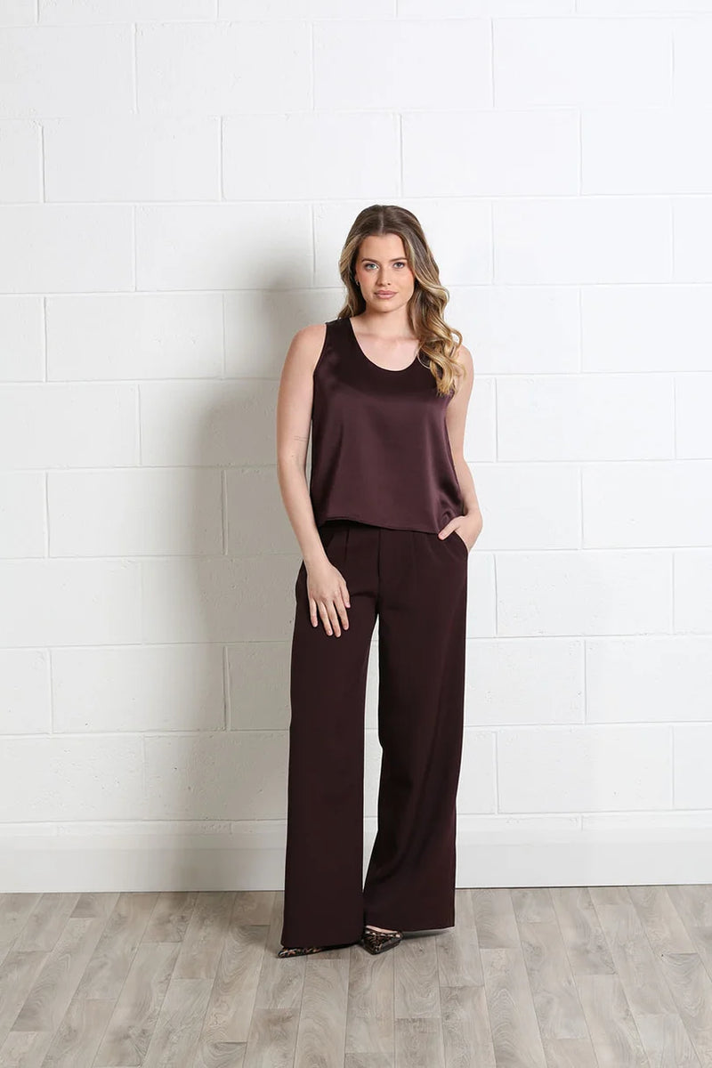 Rant & Rave Emma Top | Aubergine RR44-Q59