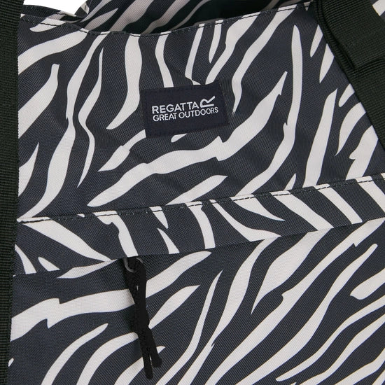 Regatta  Boulder Tote Bag  | Black/white EU346
