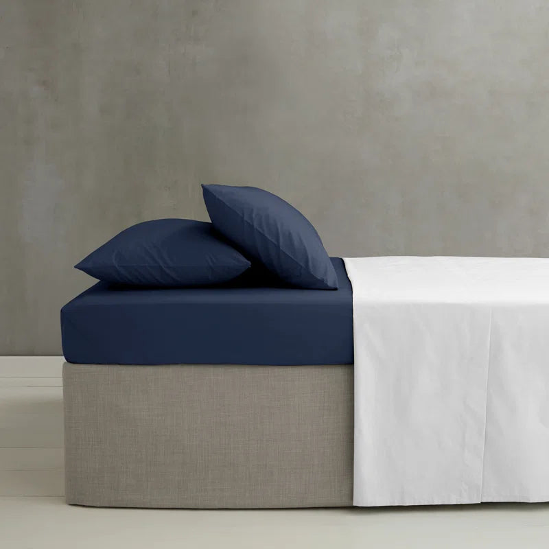 Catherine Lansfield Percale Fitted Sheet | Navy