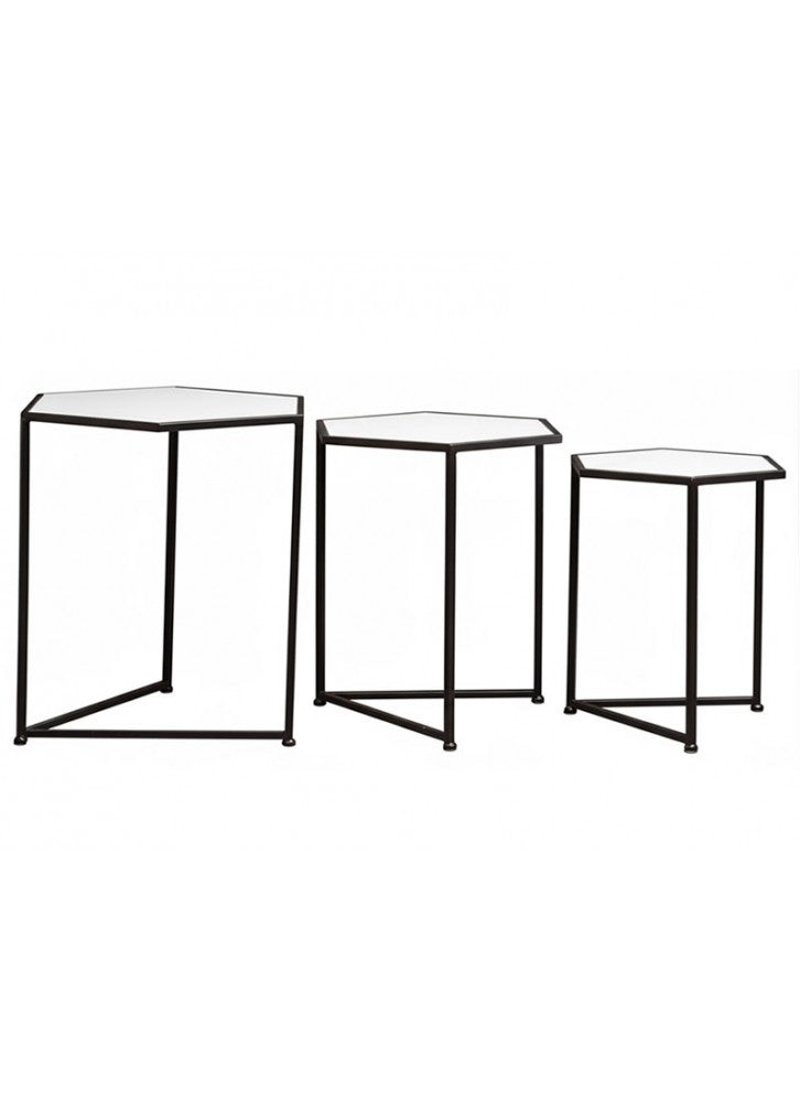 The Grange Collection Hexagonal Nest of Tables, Set of 3 | FQ2