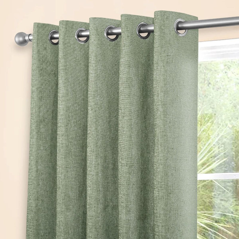 Sundour Amberley Thermal Curtains | Sage
