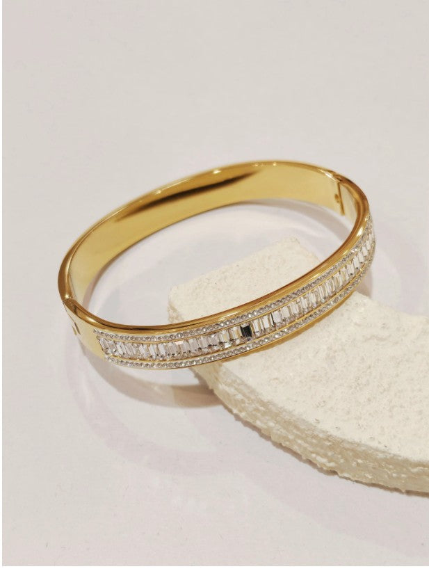 Angel Stainless Steel Bracelet | Gold B594