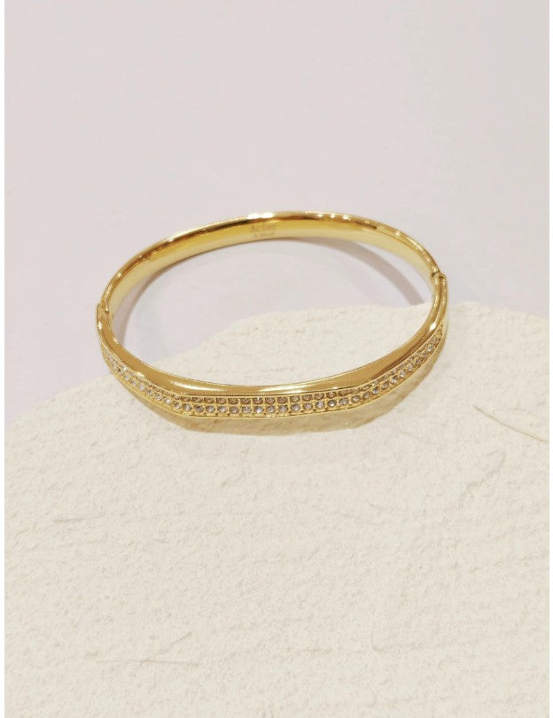 Angel Stainless Steel Bracelet | Gold B598