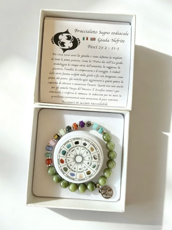 Hana Bijoux Zodiac Signs Bracelet Collection | Khaki BP140