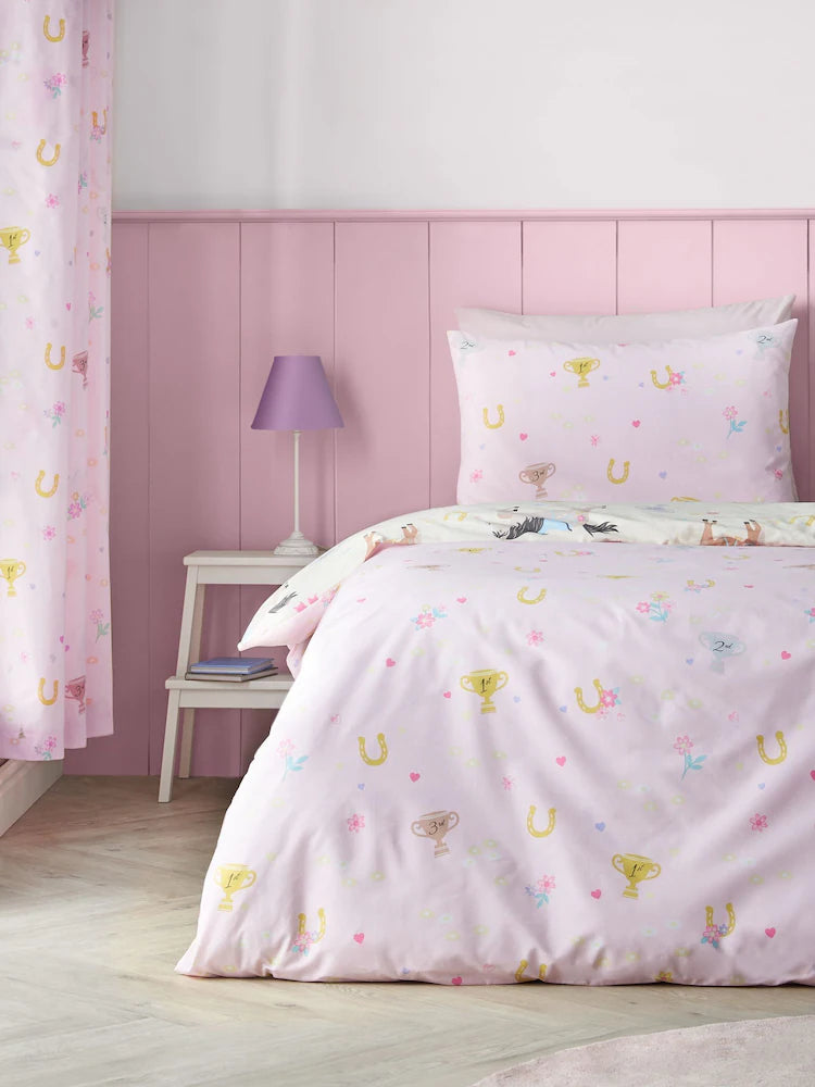 Catherine Lansfield Happy Horse Duvet Set | Cream