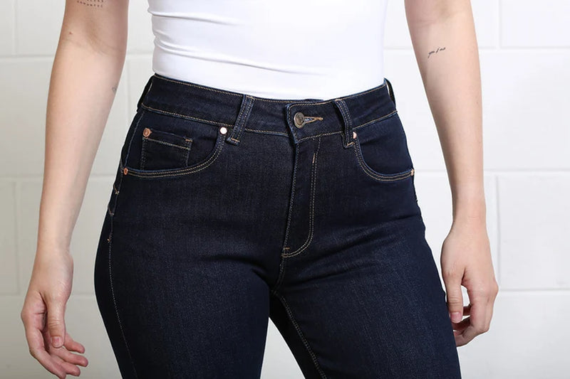 Rant & Rave Helen Straight Cut Jeans | Dark Wash RR44-Q12