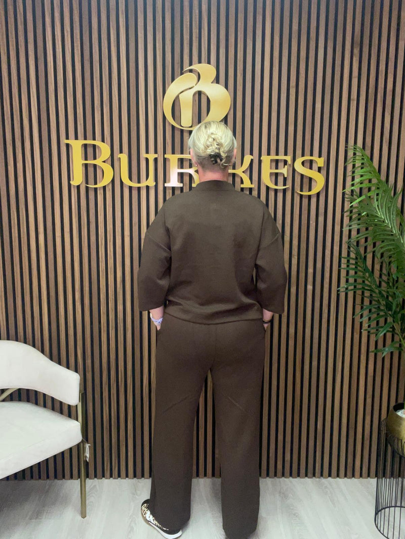 Sunday Wide Leg Trousers | Coffee 6346 6577