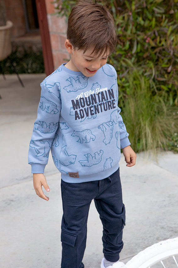 Babybol Boys Mountain Adventure 2 Pc Set | Blue 262026
