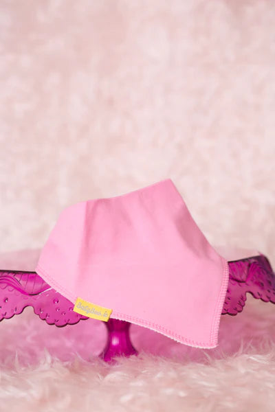 Babyboo Just Plain Bandana Bib |  Pink 225298