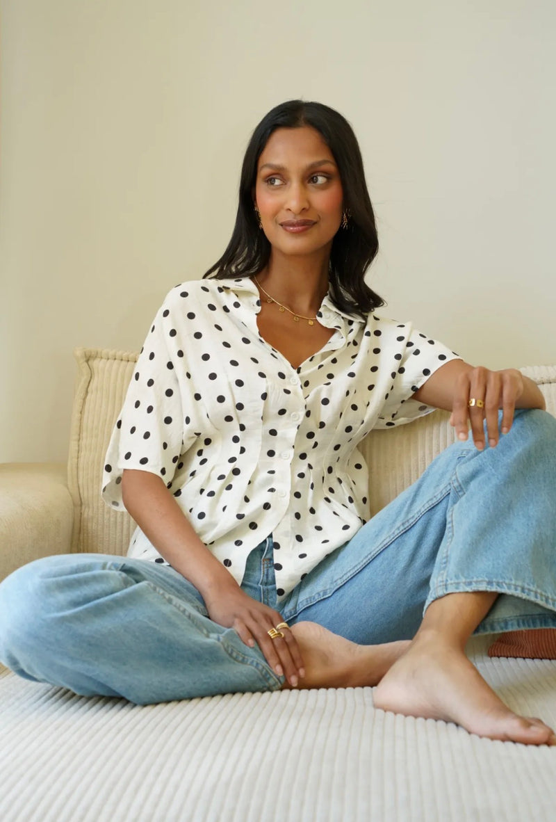 Jubylee Serre Blouse | White B6255