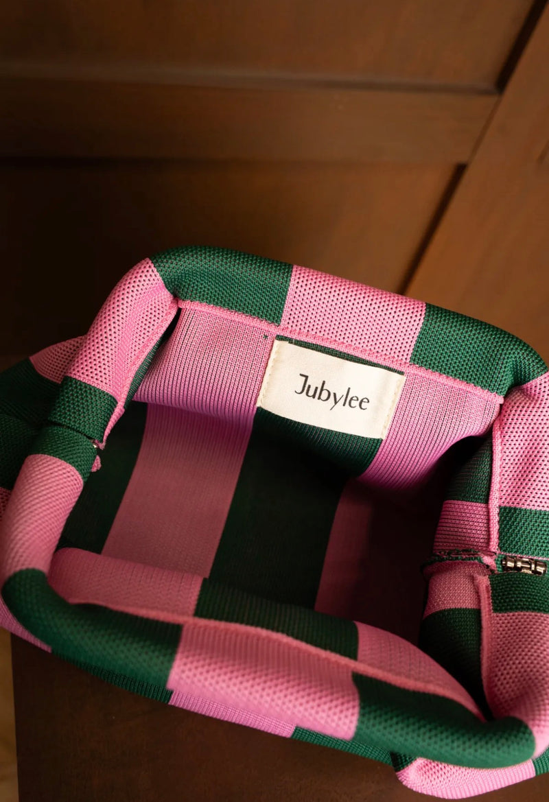 Jubylee Sack Bag | Green Stripe 039