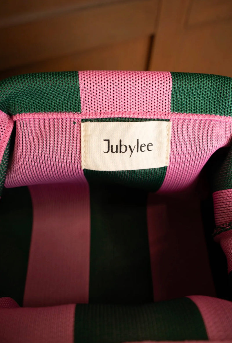 Jubylee Sack Bag | Green Stripe 039