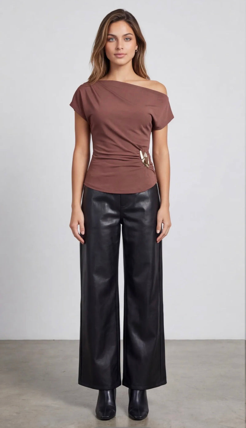JS Millenium Quinn Top | Caffee 3590