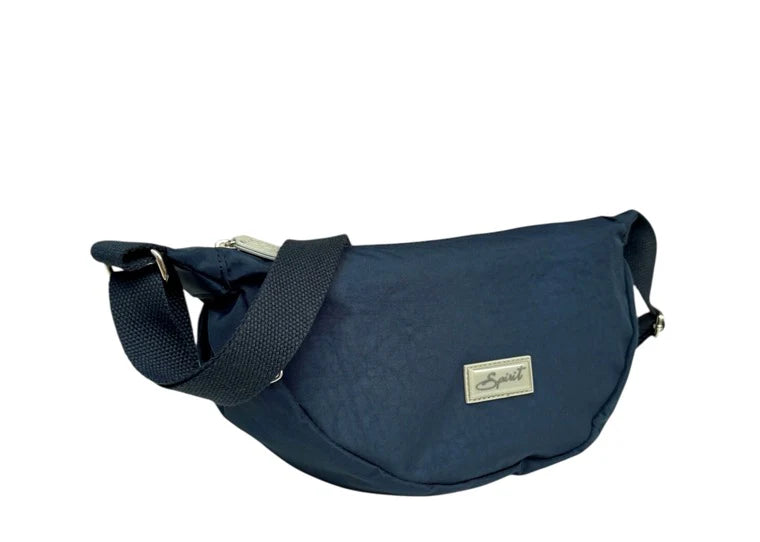 Nova Leathers Sling Bag | Navy/grey 8711
