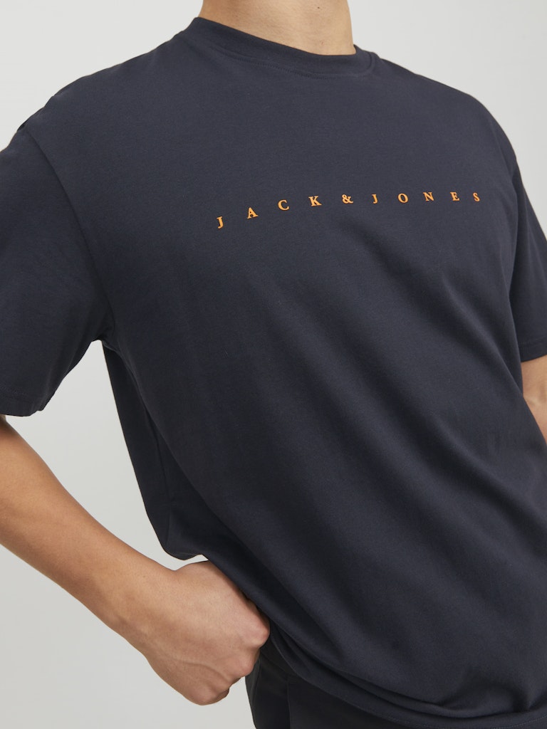 Jack & Jones Star JJ Tee SS T-Shirt | Dark Navy