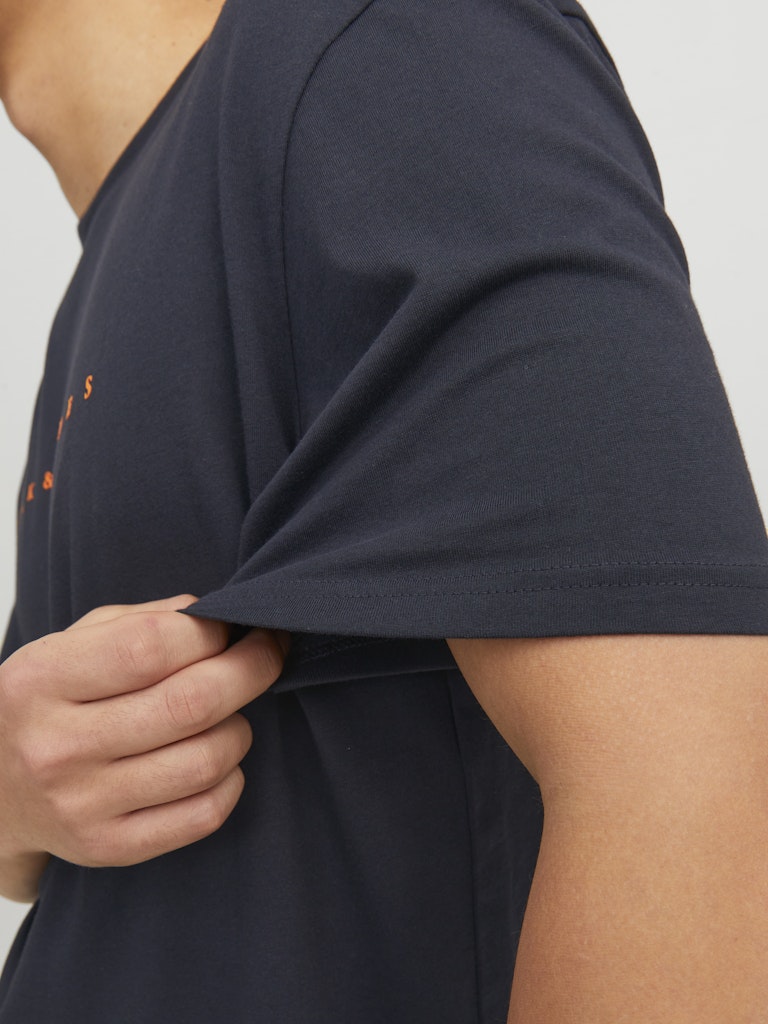 Jack & Jones Star JJ Tee SS T-Shirt | Dark Navy