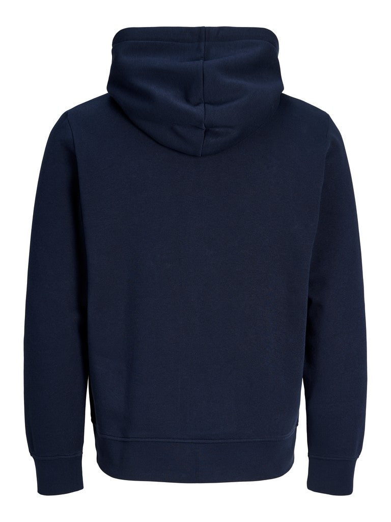 Jack & Jones Ronaldo Zip Through Sweat Hoodie | Navy