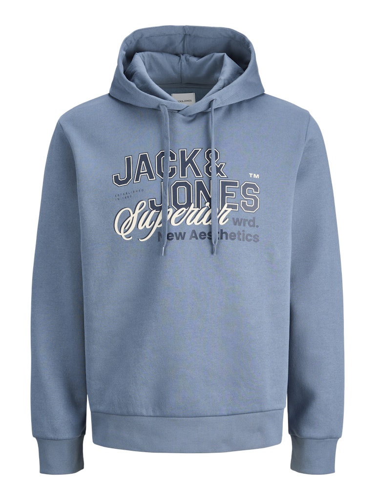 Jack & Jones Logo  Sweat Hoodie  | Blue