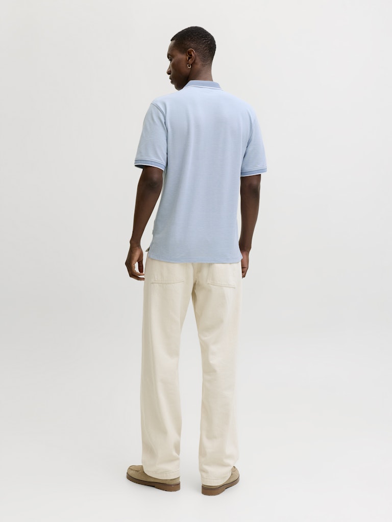 Jack & Jones Blualves SS Polo| Pale Blue