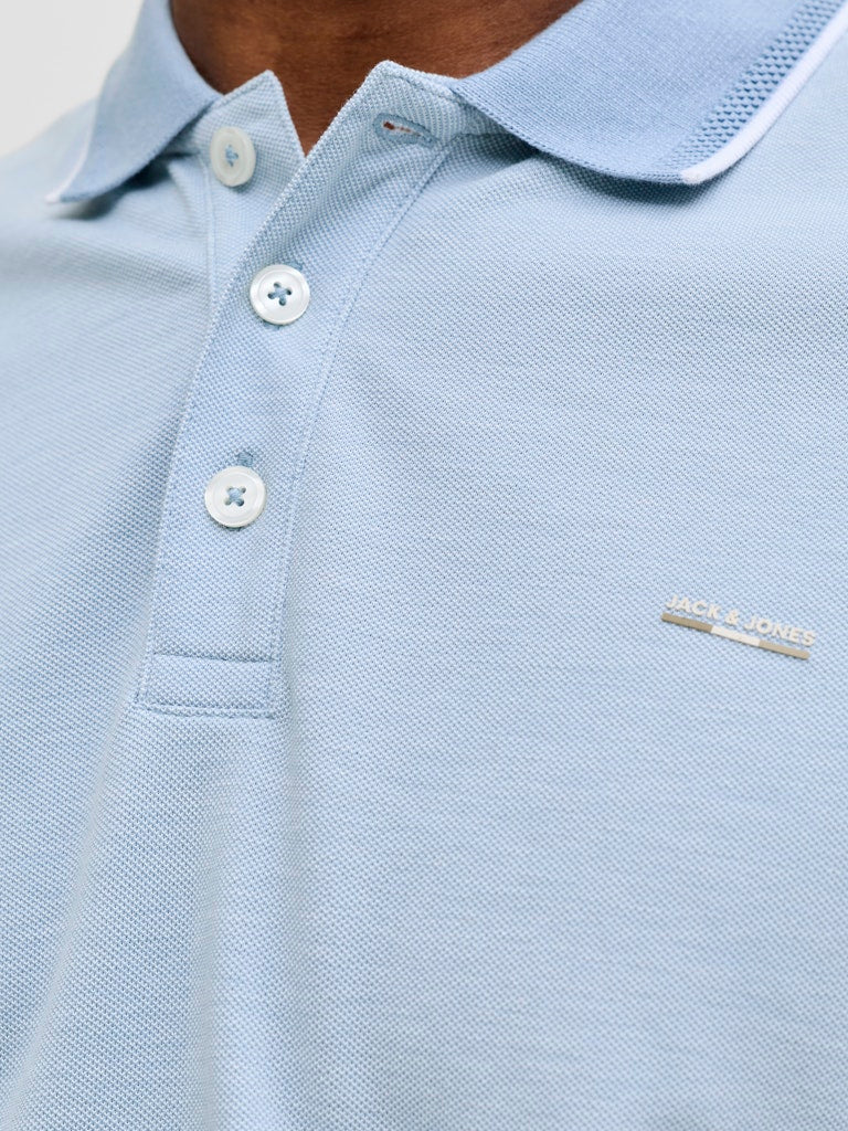 Jack & Jones Blualves SS Polo| Pale Blue
