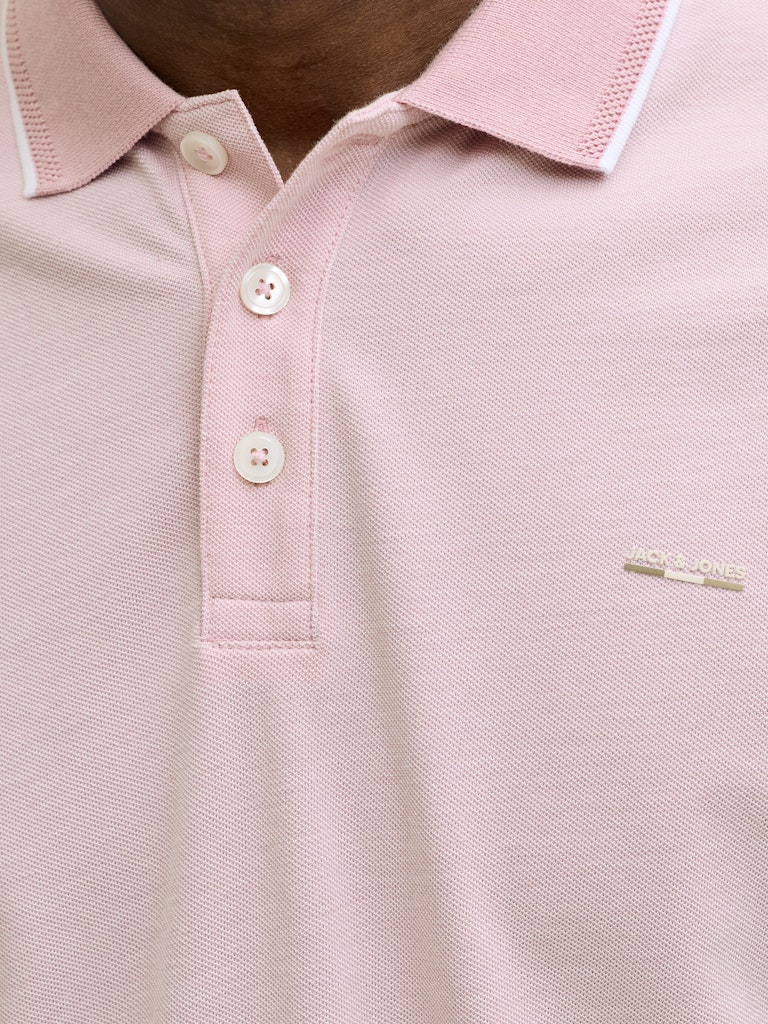 Jack & Jones Blualves SS Polo| Pink