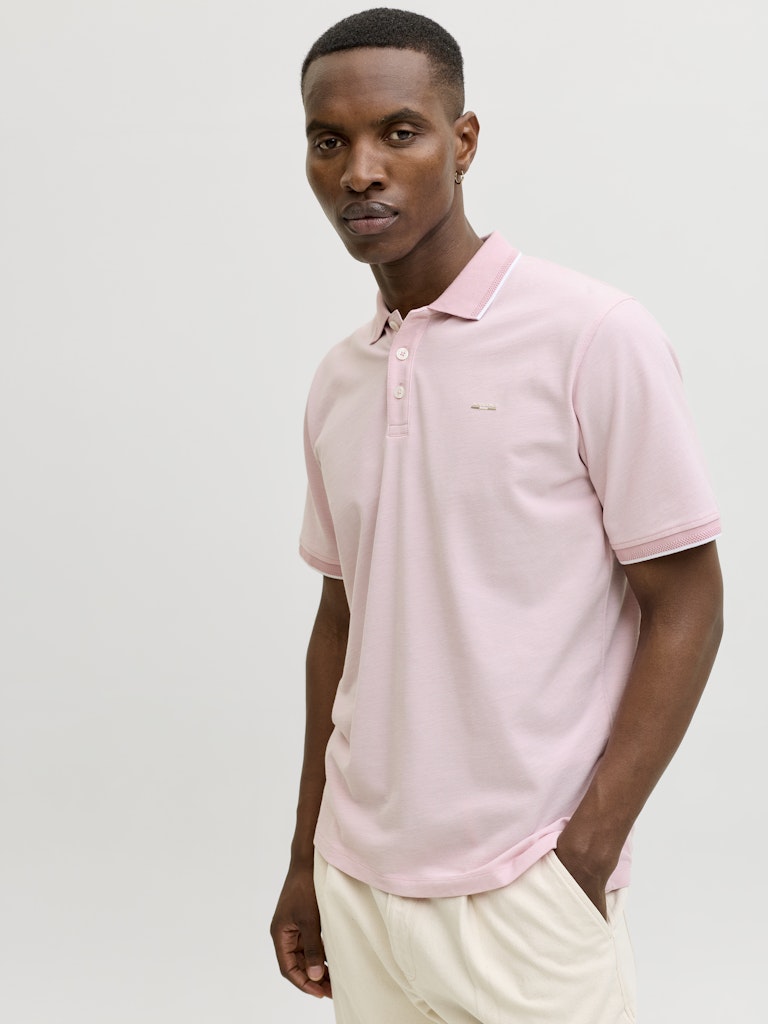 Jack & Jones Blualves SS Polo| Pink