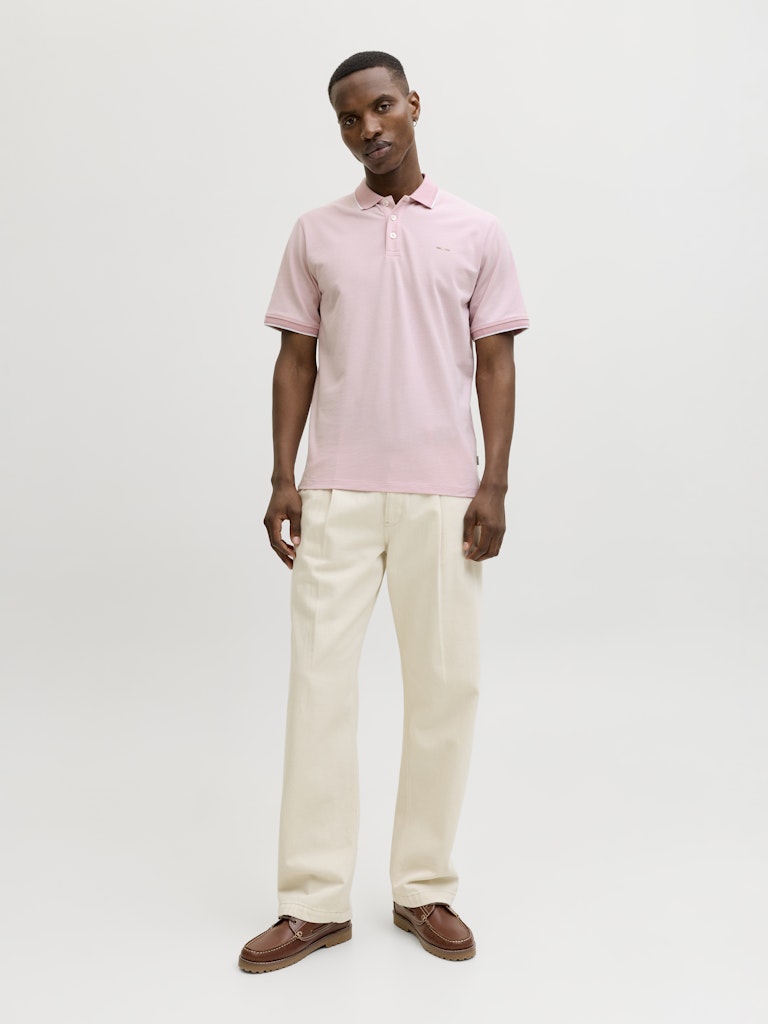 Jack & Jones Blualves SS Polo| Pink