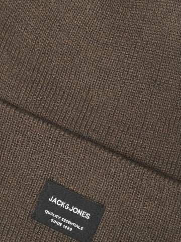 Jack & Jones DNA Knit Beanie | Cocoa