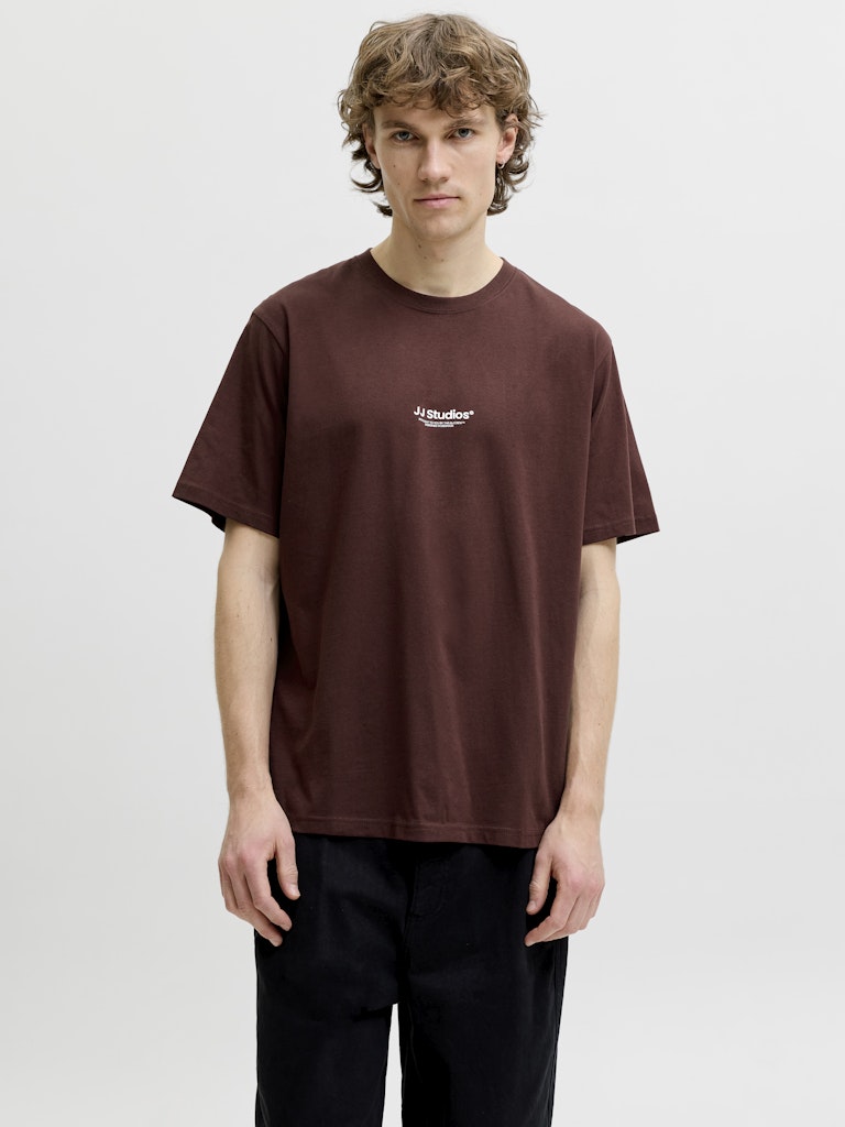 Jack & Jones Soho Tee SS Crew Neck | Chocolate