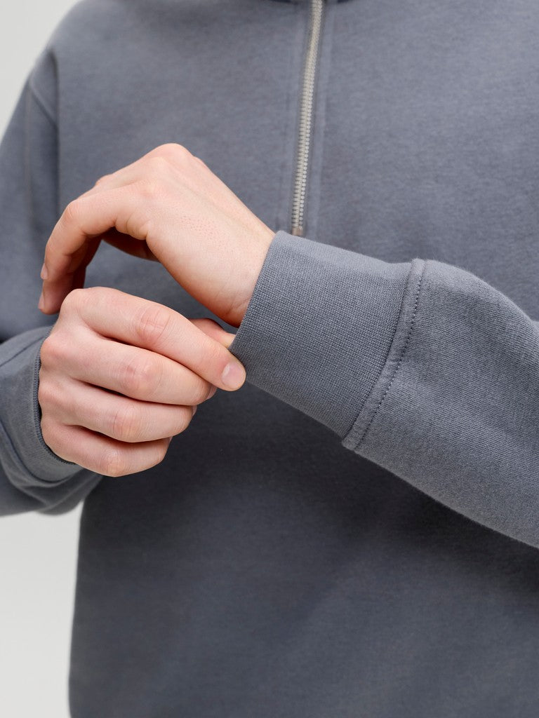 Jack & Jones Soho Quarter Zip Sweatshirt  | Turbulence