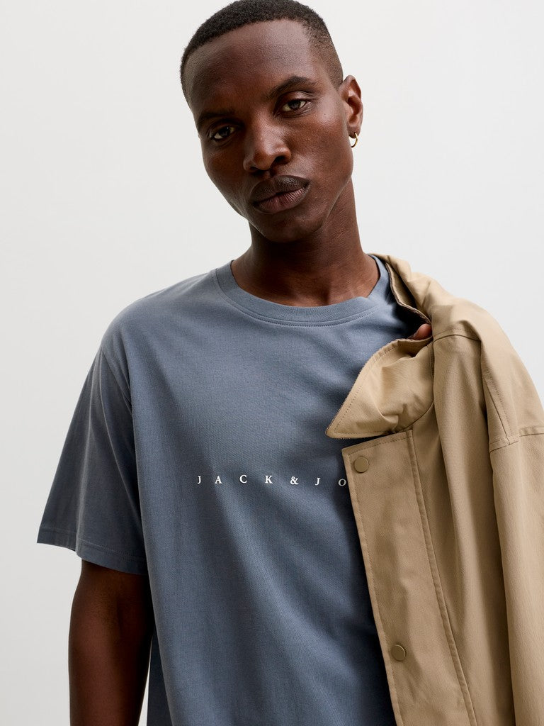 Jack & Jones Star JJ Tee SS T-Shirt | Turbulence