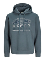 Jack & Jones Superior Logo Hoodie - front product shot on white background