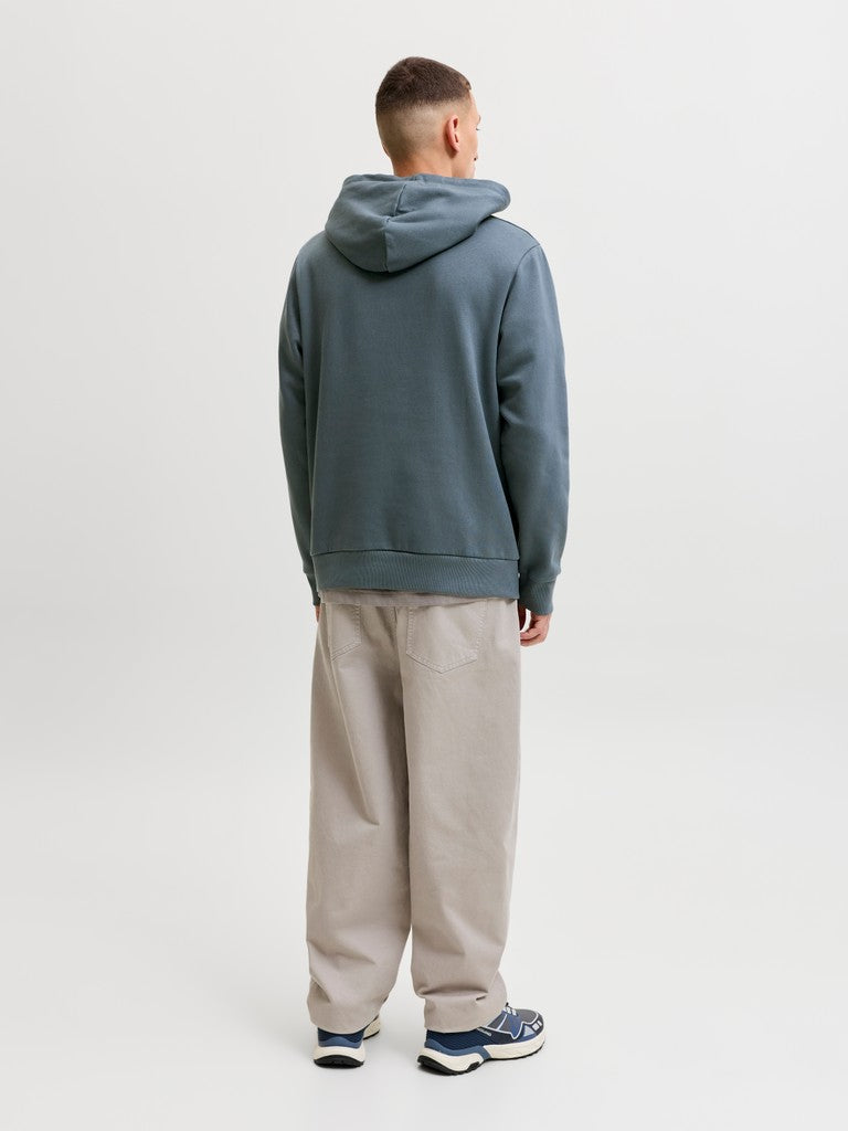 Jack & Jones Superior Logo Hoodie - full length back on model