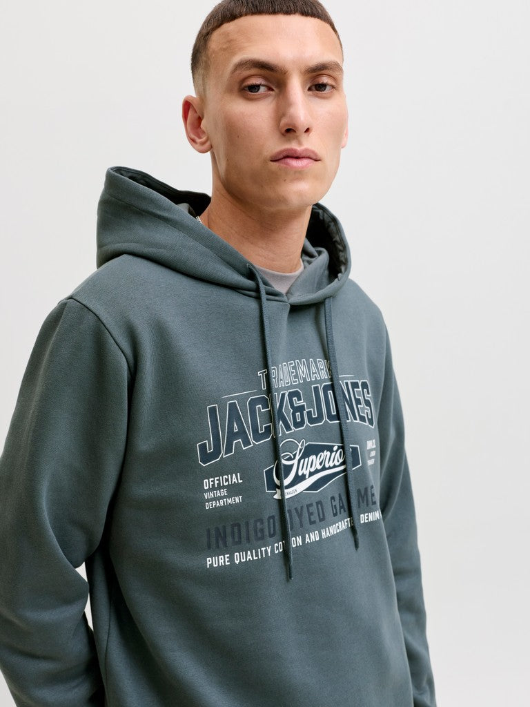 Jack & Jones Superior Logo Hoodie - additional lifestyle shot