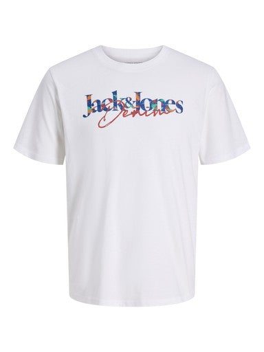 Jack & Jones Tom Tee SS Crew Neck T-Shirt | White 12299651