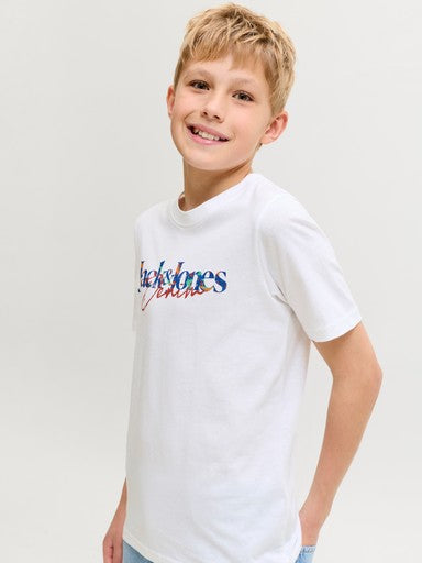 Jack & Jones Tom Tee SS Crew Neck T-Shirt | White 12299651