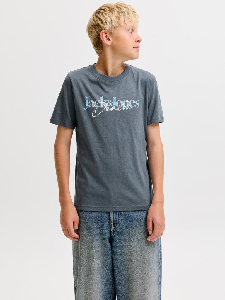 Jack & Jones Tom Tee SS Crew Neck T-Shirt | Turbulence